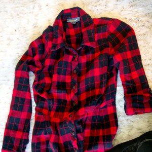 ModCloth Buffalo Plaid Flannel Dress - 2